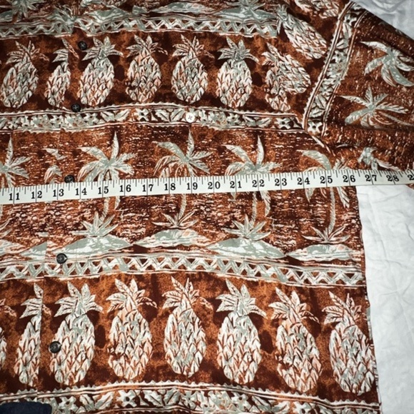 Vintage Hawaiian Munsingwear Perry Ellis Aloha Camp Shirt Summer Cruise Buttonup - Picture 3 of 3